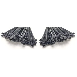 Cable Ties 100 mm Black Pack of 200 Premium Quality PC24 Shop & Service