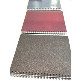 Printaform colección ejecutiva, cuadernos de espiral, pasta dura, profesional 100 hojas, cuadro grande, colores variados (3 piezas)                   