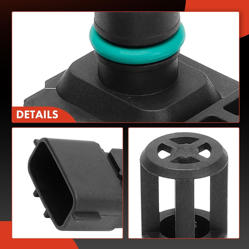A-Premium Engine Air Intake/Charge Temperature Sensor [4 Pins] Compatible with