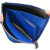 CLuaR LR0057 Goat Leather Long Wallet, L-Shaped Zipper, Thin, Small,