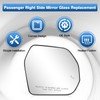 TOP-MAX Passenger Side Mirror Glass Compatible with 2022 2023 2024
