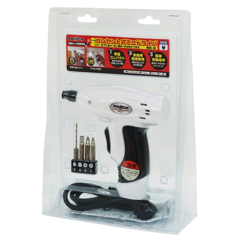 PAOCK MDD-AC Plug-Type Mini Screwdriver