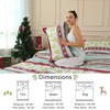 Reversible Xmas Quilts Twin Size Christmas Bedding Bedspread Lodge Cabin