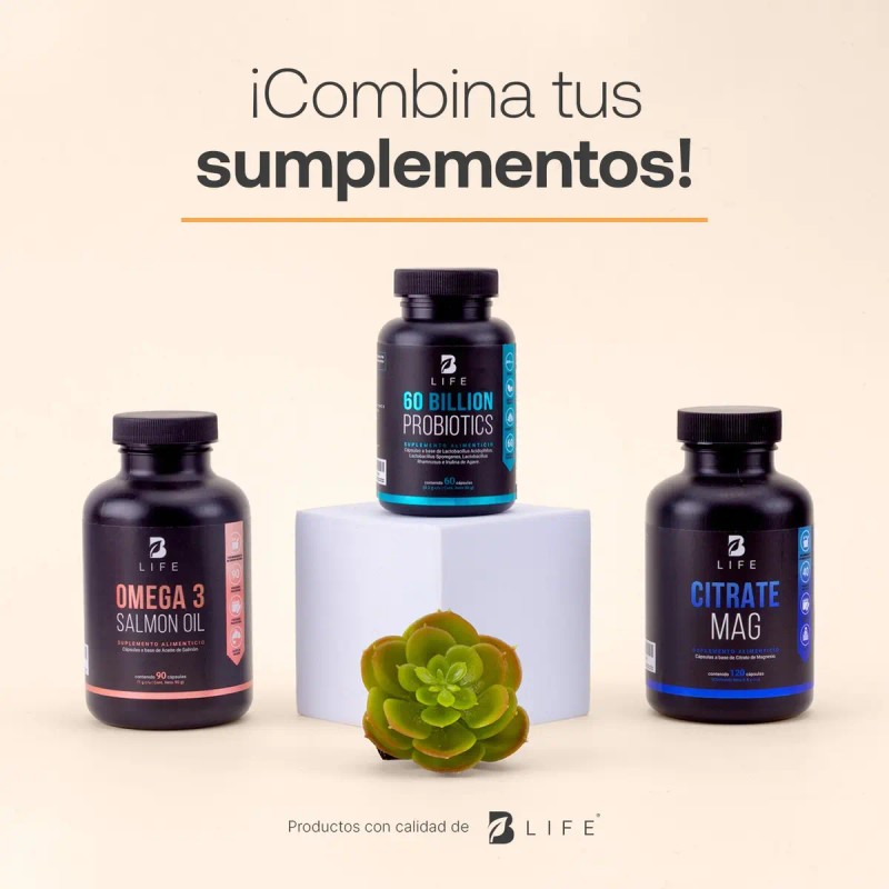 Billones Probióticos Prebióticos Cápsulas Life 30g