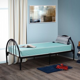 FORTNIGHT BEDDING 5-Inch Foam Mattress with Water Resistant Vinyl Cover, Firm Mattress, Sleep Mattress for Kids and Adults, Mattress in a Box CertiPUR-US Certified, Made in USA (Twin)