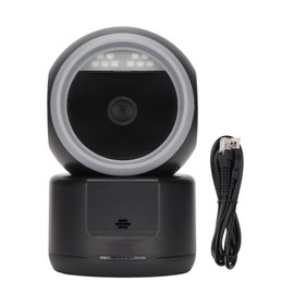 FG2058 2D Desktop Barcode Scanner Wired Automatic Fast Scanning Hands Free Barcode Reader for Supermarkets Hotels