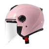 Cutey Adult Motorcycle Helmet Open Face 3/4 Helmet with Visor,