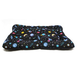 BPS BPS-14094UN Dog Cat Bed Pet Non Slip Mat S/M/L Portable Mattress Sofa Cushion Soft (S: 60 x 45 cm, Universe)