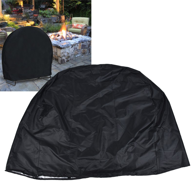 Firewood Rack Cover Dustproof Waterproof Sun Protection Round Outdoor Log