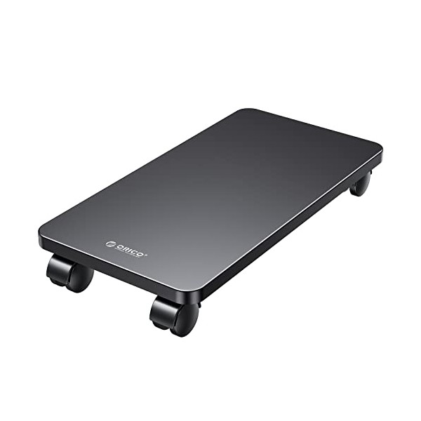 Metal Computer Tower Stand, ORICO Mobile CPU Holder, 4 Caster