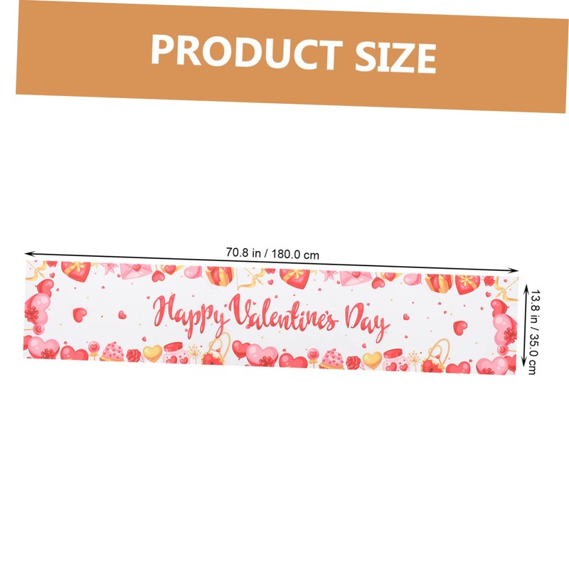 Valentines Day Tablecloth Table Decor Valentines Day Banner Valentine Party