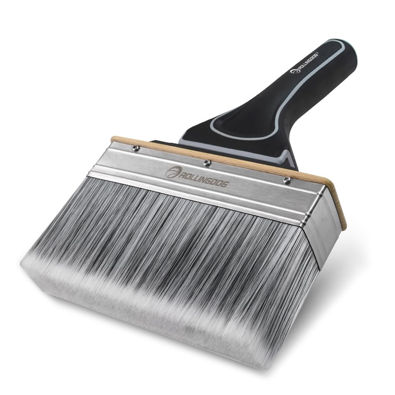 ROLLINGDOG Deck Stain Brush - 7 Inch Limewash Deck Brush