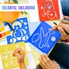 24 Pieces Painting Stencil Templates for Kids 6 Inches Drawing