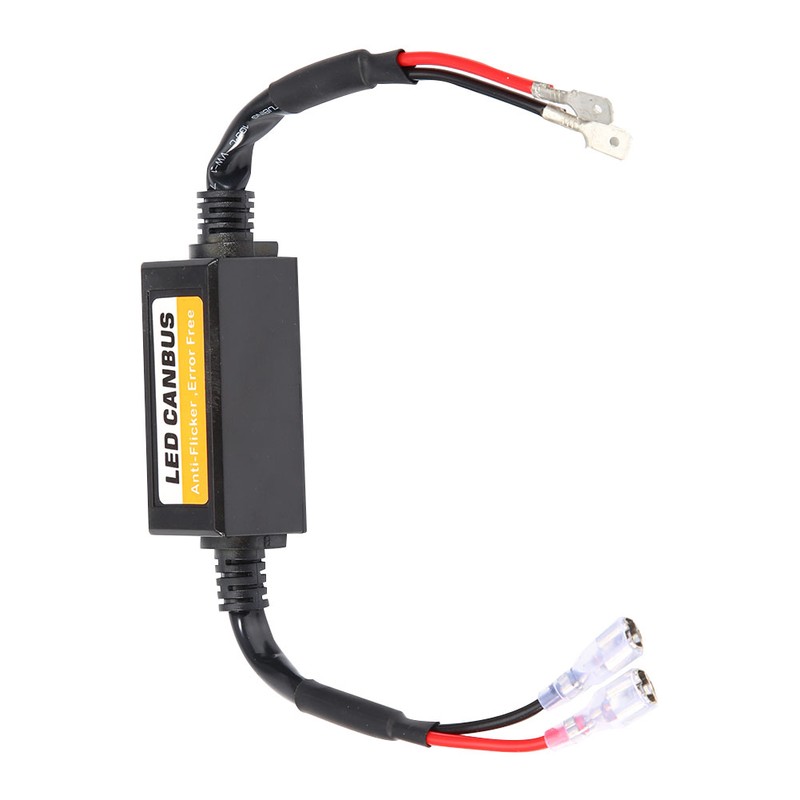1Pair H1/H3 Canbus LED Headlight Decoder Device Anti Flicker Resistors
