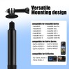 HAFOKO Adjustable Extension Rod 29 Inch Selfie Stick Handle Mount
