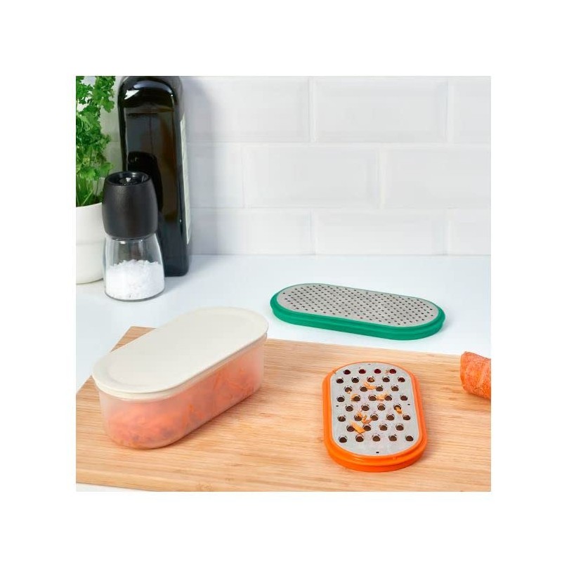 Grater with Container, Set of 4, Mixed Colors