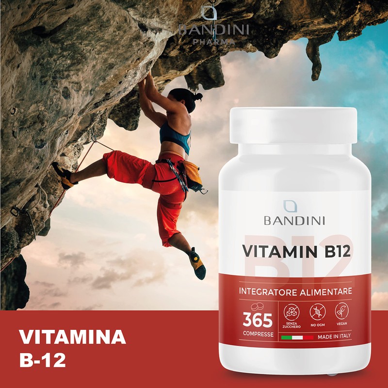 Bandini® Vitamin B12 365 Vegan (1 Year Coverage) - Methylcobalamin