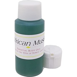 TCEShop African Musk Scented Body Oil Fragrance [Flip Cap - Green - 1 oz.] - ID#4011