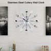 Stainless Steel Cutlery Clock Knife and Fork Spoon Wall Clock