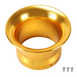PWK Intake Wind Horn Cup 50mm 1.97" Modified Carburetor Air Filter Interface Stack Air Cleaner Wind Cup for PWK 21-24-26-28-30mm Carb for Yamaha Kawasaki ATV Moped Go Kart Dirt Bike Gold