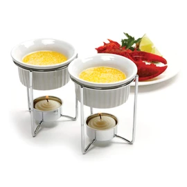 Norpro Butter Warmers, Set of 2 , White