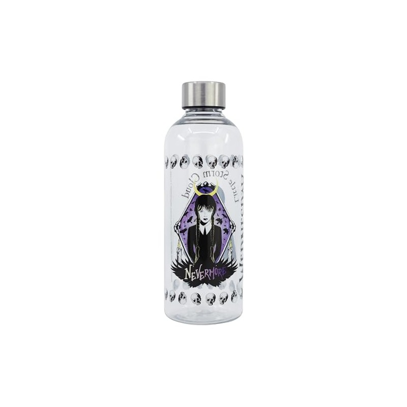 Stor Wednesday (Wednesday) Bottle Stainless Steel 980 ml, Kids, Multi-Colour,