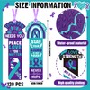 Kosiz 120 Pcs World Suicide Prevention Day Bookmarks Gifts Bulk