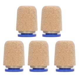 5Pcs Brass Pneumatic Exhaust Muffler Silencer Impact Resistant Efficient Noise Reduction 30DB