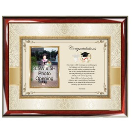 Congrats College Graduation Poetry Gift Picture Frame from Parents to Graduate Unique Present Wall Plaque Law School, Medical School, Business, Nursing