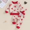 Toddler Baby Boy Girl Outfit Sweatshirt Tops Pants Kids Infant