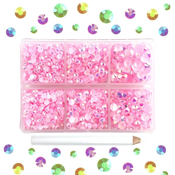 Multi Size 3mm 4mm 5mm Jelly AB Rhinestones for Tumblers
