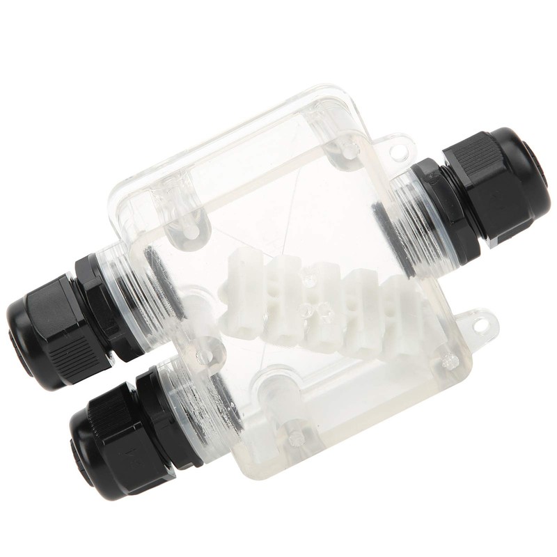 Electrical Trailer Junction Box, 3 Way Trailer Wire IP68 Waterproof