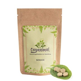 Organimal Senior Dog - Natural Supplementary Feed for Older Dogs - Glucosamine, Chondroitin, MSM & Vitamins for Dogs - Supports Muscles & Joints, Memory & Heart, Digestion