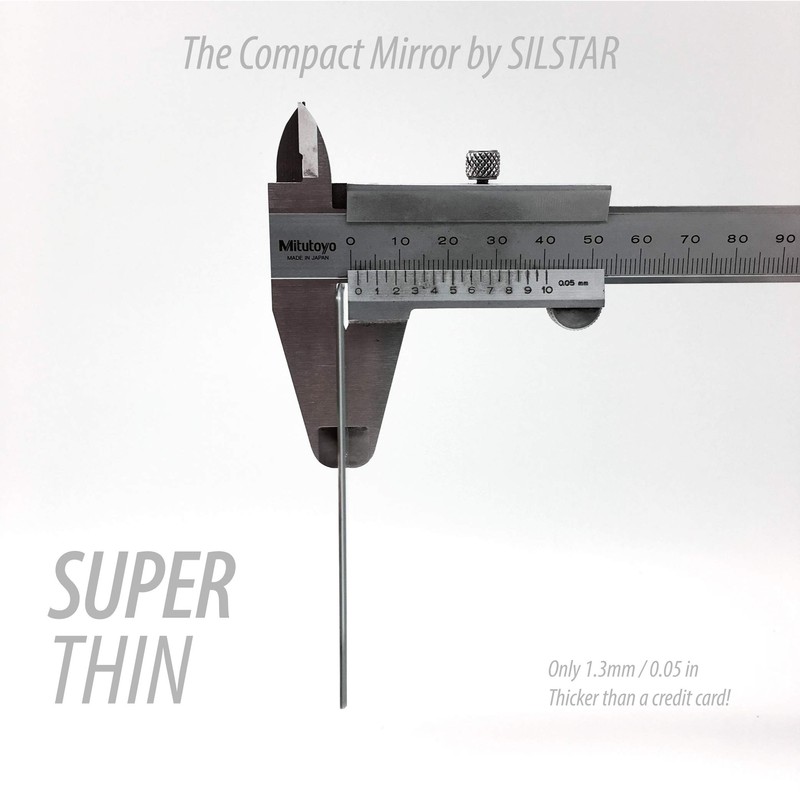 SILSTAR PROFESSIONAL コンパクトカードミラー 割れないアクリルメイクアップミラー バニティミラー (ラジャ・ラヴィ・ヴァルマ_マンガラムルティガネーシャ) 149