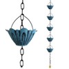 Rain Chain Gutter Downspout Catcher Outside Water Diverter Decorative Garden