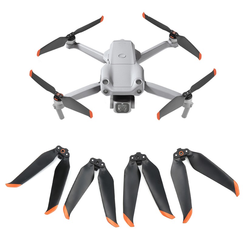 2 Pair 7238 Low Noise Propellers Quick Release Paddle Blades