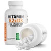 Bronson Vitamin K2 D3 (MK7) Supplement Non-GMO Formula Vitamin D3
