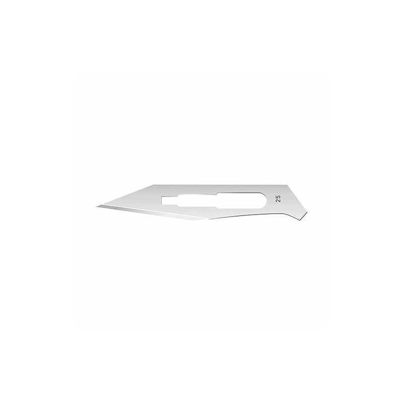 NICE 100 x No.25 Sterile Stainless Steel Surgical Blades SS25