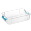 IGNPION Stackable Storage Box, 4 Layer Adjustable Plastic Storage Box