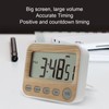 Woodgrain Kitchen Timer, Accurate User Friendly Studying Timer with Learning