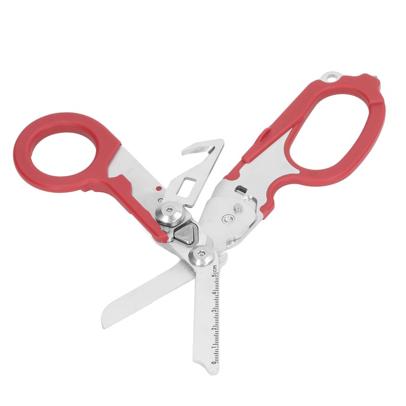 Folding Scissors Stainless Steel Clear Scale Wind Breaker Cutter Wrench