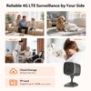 EIOTMART 4G LTE Indoor Security Camera with 1-Year Unlimited Data