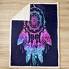 Girls Dreamcatcher Plush Throw Blanket Daughter Boho Dream Catcher Fleece