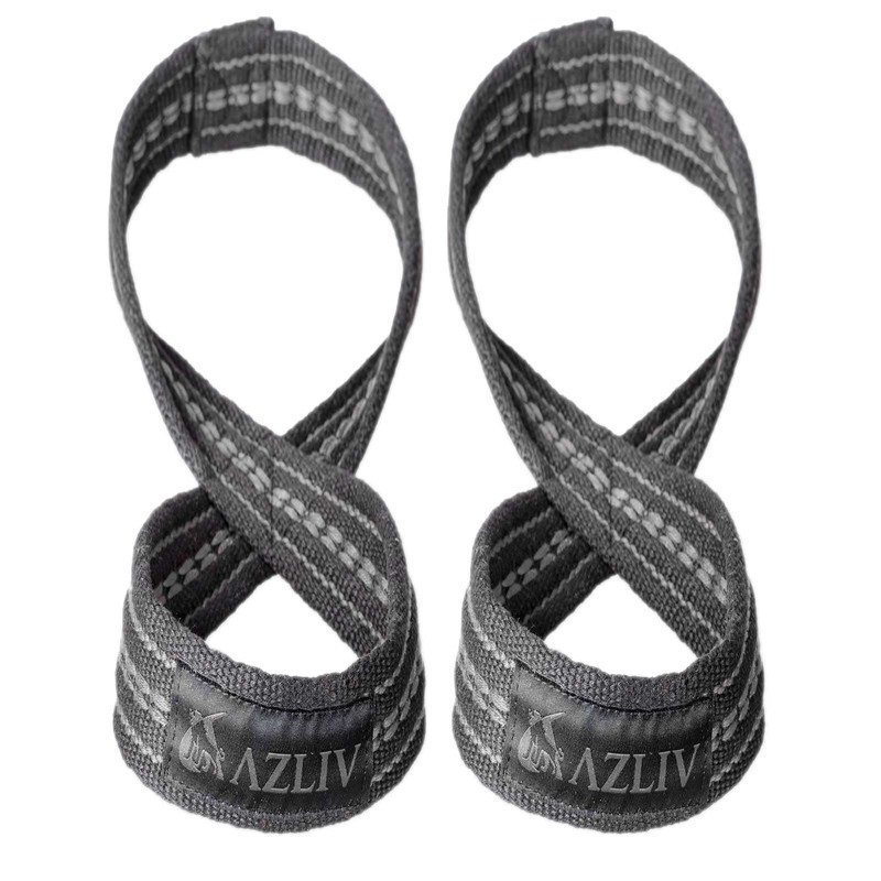 AZLIV Figure 8 Wrist Strap Eight Fits Just Squeeze (Gray,M)