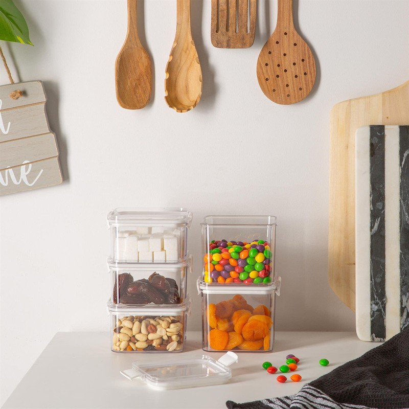 Argon Tableware Food Storage Container - White - Pack of