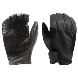 HWI Gear LDU100 Light Duty Leather Work Utility Gloves, Thick Cowhide, Flexible, Durable, Water Resistant, Outdoor Sports Black, XX-Large