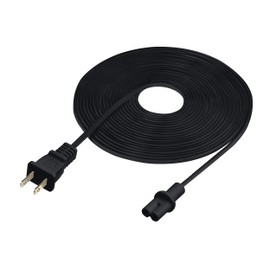 Vebner 20-Foot Black Power Cord, Compatible with Sonos Five, Play 5, Arc, Beam, Ray, Playbase, Sub (Gen 3), Mini - Durable Material, Male-to-Female Connector