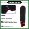 Motoforti Dashboard Cover Compatible for Hyundai Sonata 2006-2008, Non-Slip Polyester