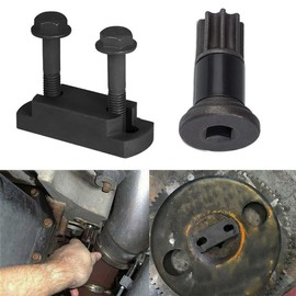 SP-Auto Fuel Injection Pump Gear Puller,Engine Barring Tool for Dodge Cummins 5.9L/6.7L
