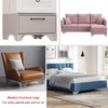 SUMNACON 4Pcs 7.5cm Metal Sofa Legs Wardrobe Leg Furniture Leg,
